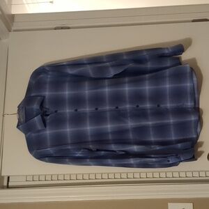 Tailorbird blue plaid button down